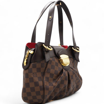 Louis-vuitton Damier Ebene Sistina PM Tote