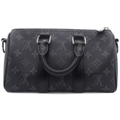 Louis-vuitton Monogram Eclipse Keepall Bandoulière 25