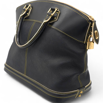 Louis-vuitton Suhali Lockit GM Black