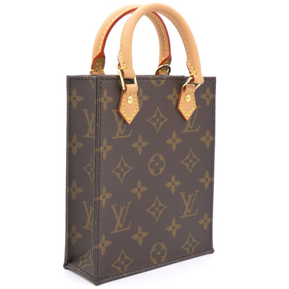 Louis-vuitton Monogram Canvas Petit Sac Plat Bag