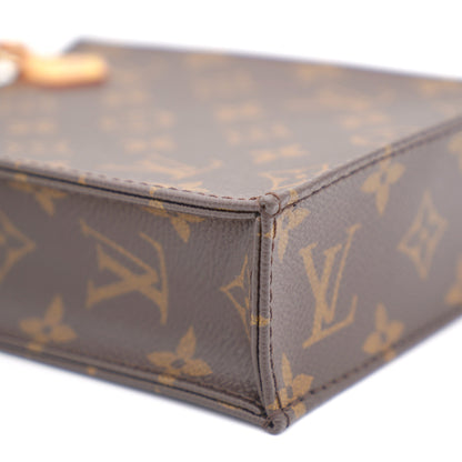 Louis-vuitton Monogram Canvas Petit Sac Plat Bag