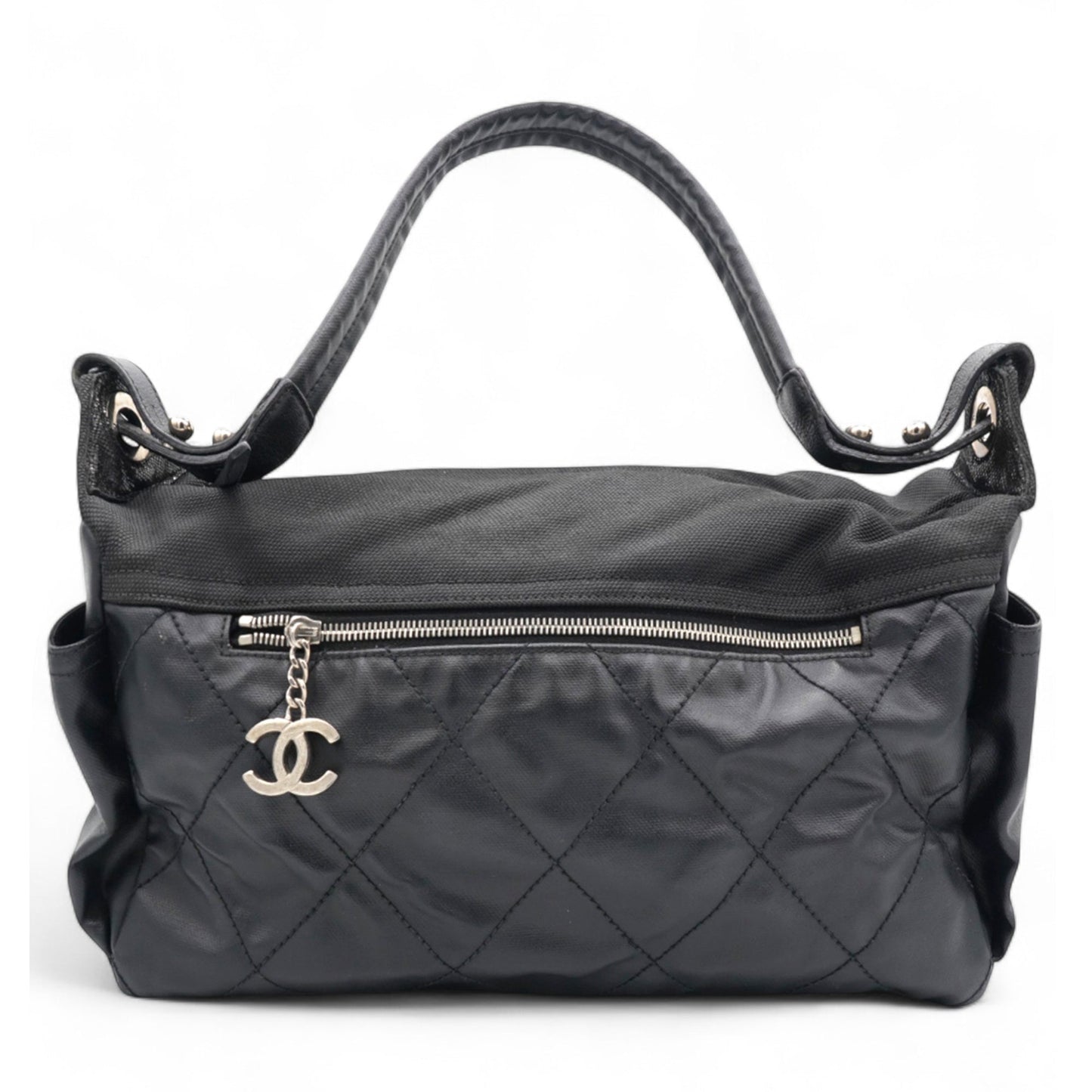 Black Canvas Paris-Biarritz Shoulder Bag