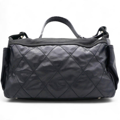 Black Canvas Paris-Biarritz Shoulder Bag