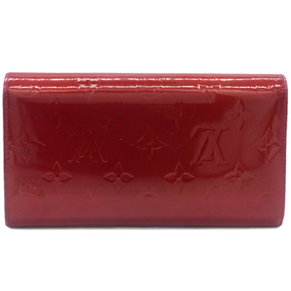 Louis-vuitton Monogram Vernis Sarah Wallet Pomme D’Amour