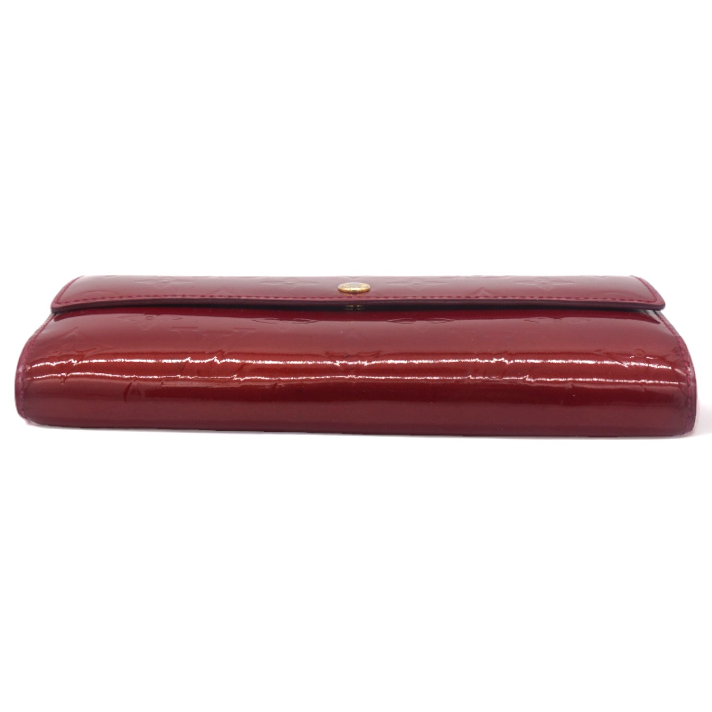 Louis-vuitton Monogram Vernis Sarah Wallet Pomme D’Amour
