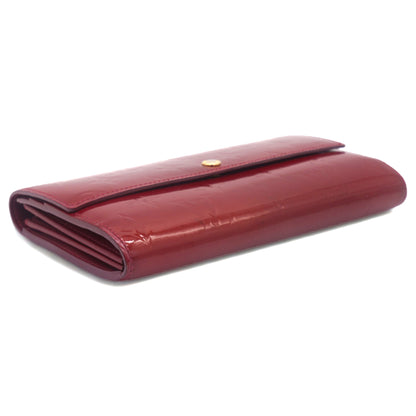 Louis-vuitton Monogram Vernis Sarah Wallet Pomme D’Amour