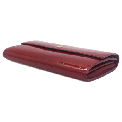 Louis-vuitton Monogram Vernis Sarah Wallet Pomme D’Amour