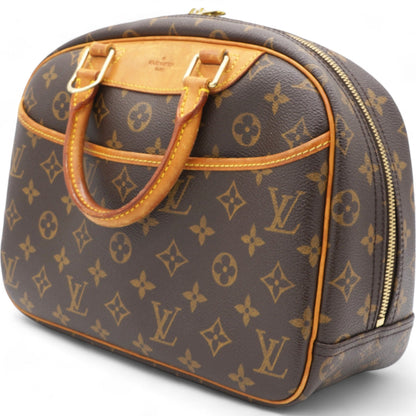 Louis-vuitton Brown Canvas Monogram Trouville Handbag