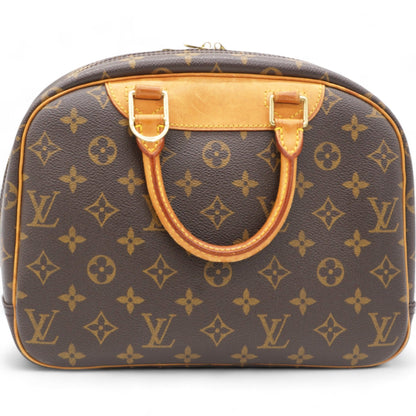 Louis-vuitton Brown Canvas Monogram Trouville Handbag