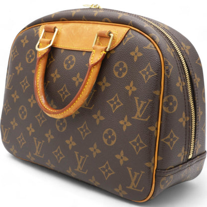 Louis-vuitton Brown Canvas Monogram Trouville Handbag