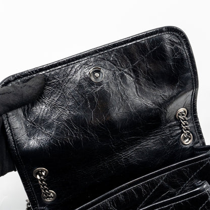 Saint Laurent Baby Niki Leather Black SHW