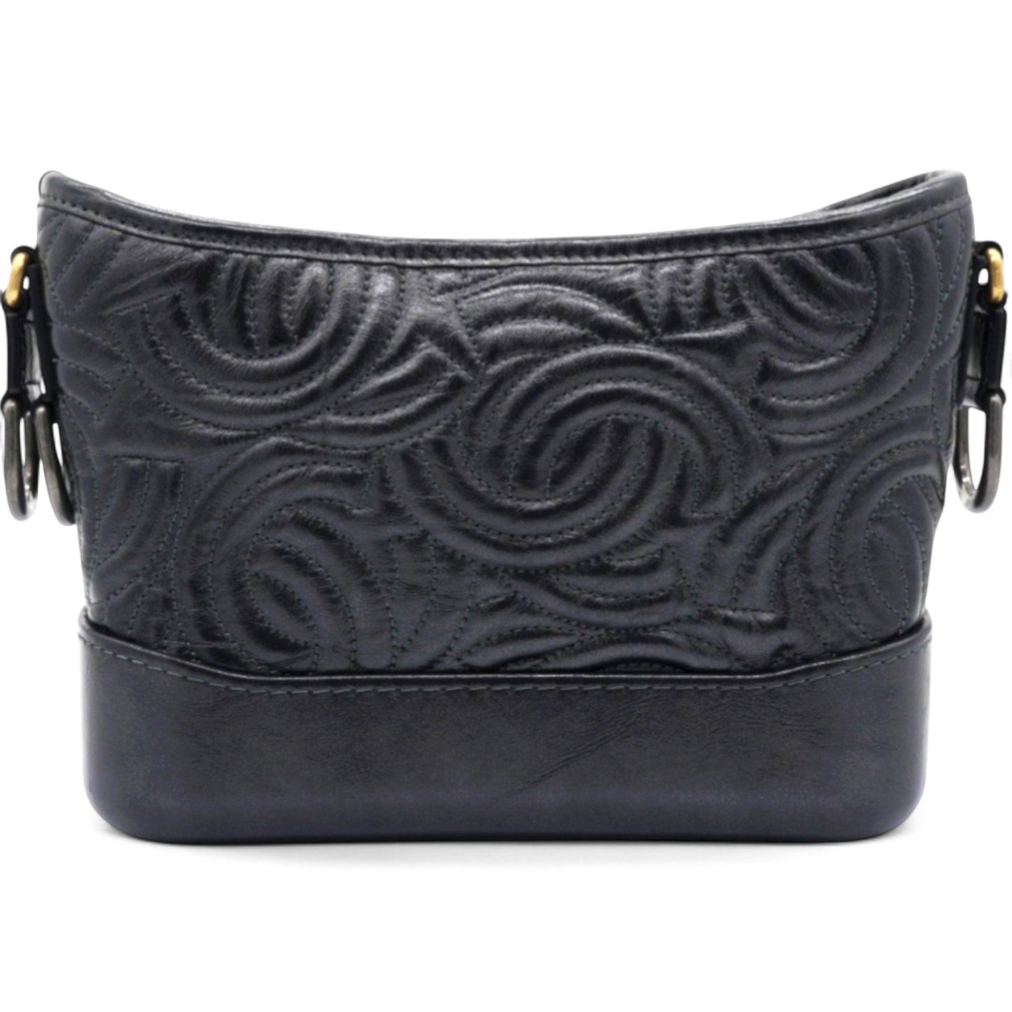 CC Quilted Small Gabrielle Hobo Black
