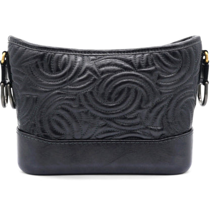 CC Quilted Small Gabrielle Hobo Black