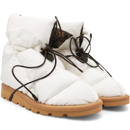 Louis-vuitton Nylon Monogram Pillow Comfort Ankle Boot Size39
