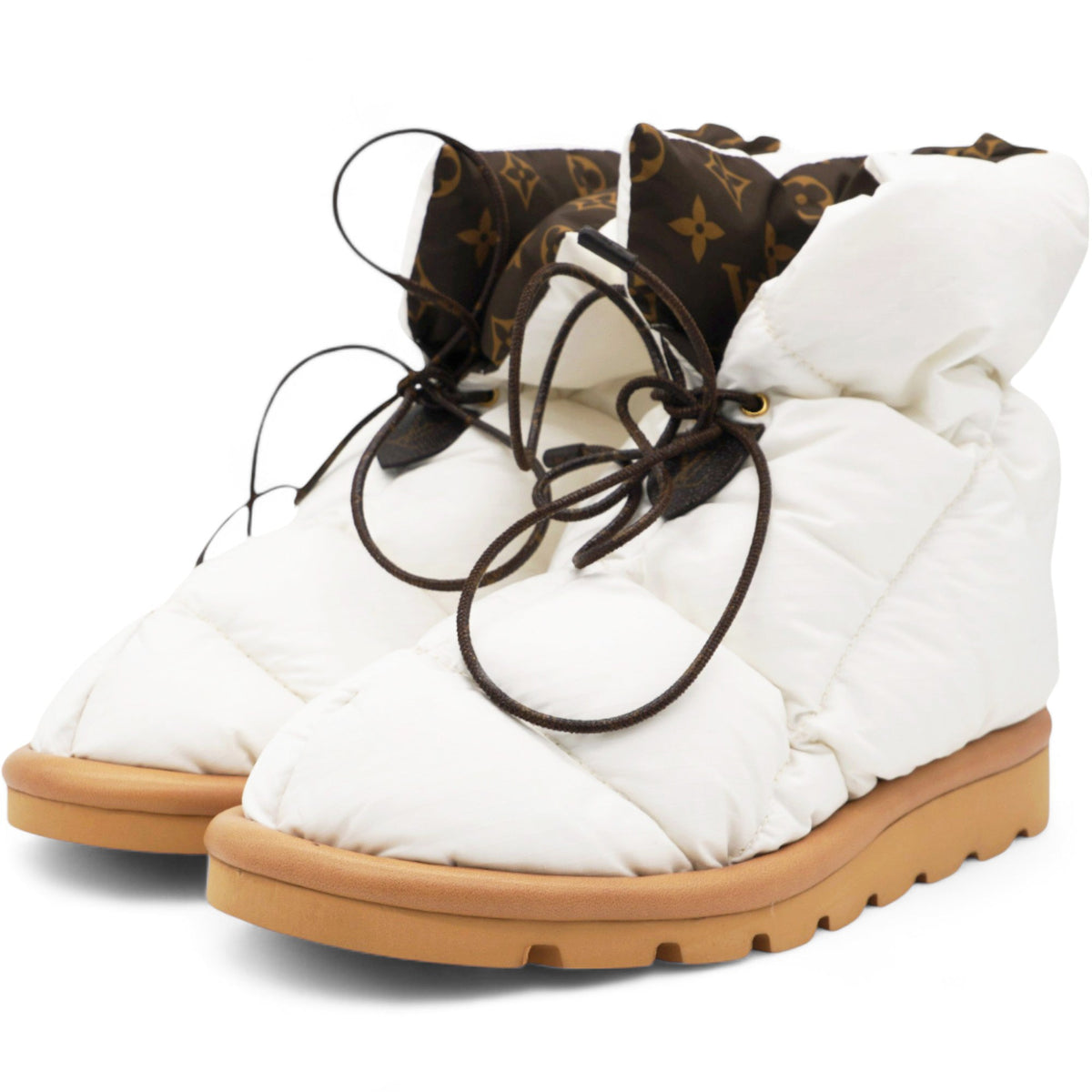 Louis-vuitton Nylon Monogram Pillow Comfort Ankle Boot Size39