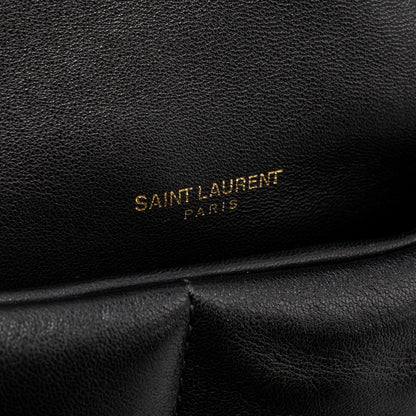 Saint Laurent/YSL Small Puffer Quilted Nappa Black GHW