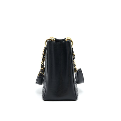 Chanel Grant Shopping Tote Bag GST Black Caviar GHW