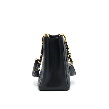 Chanel Grant Shopping Tote Bag GST Black Caviar GHW