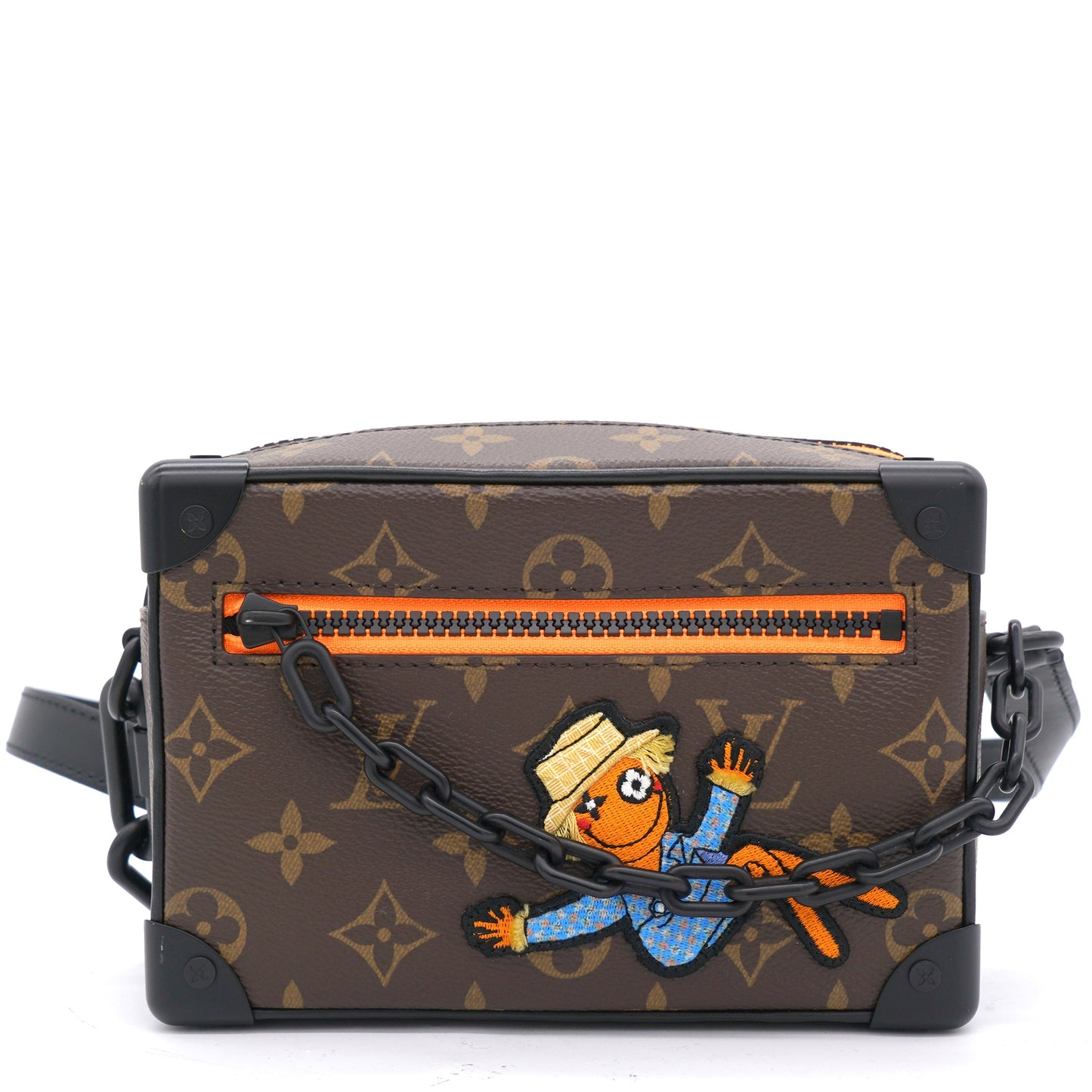 Louis-vuitton Soft Trunk Bag Monogram Canvas with LV Friends Patch Mini