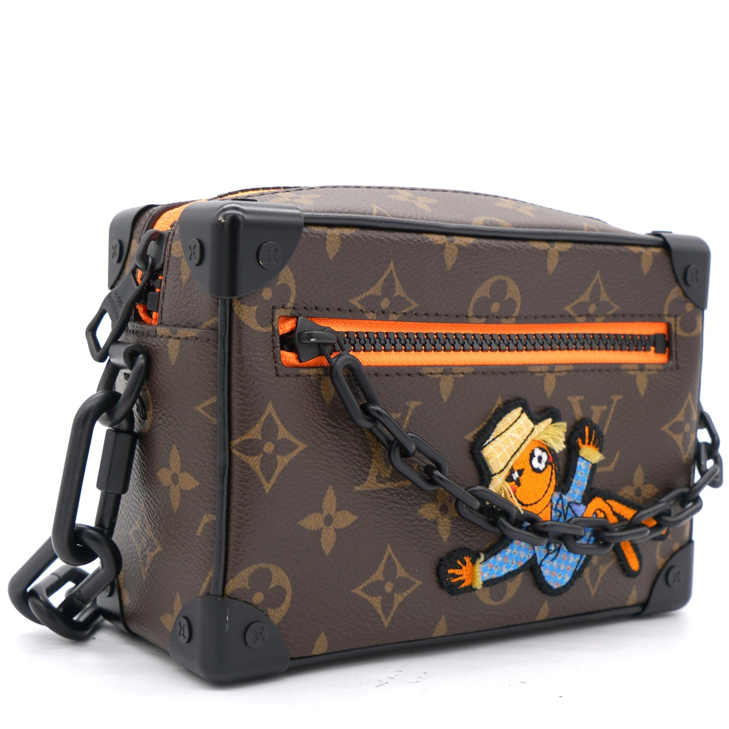 Louis-vuitton Soft Trunk Bag Monogram Canvas with LV Friends Patch Mini