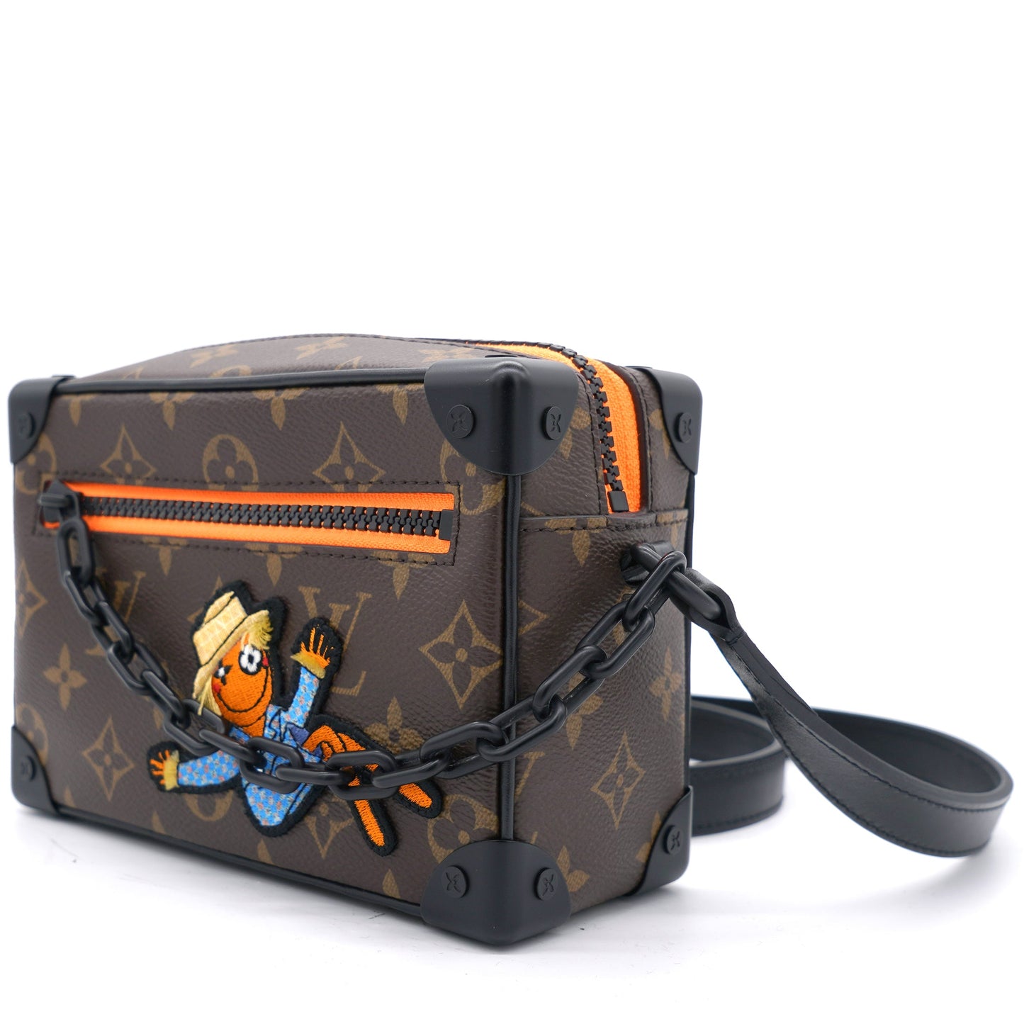 Louis-vuitton Soft Trunk Bag Monogram Canvas with LV Friends Patch Mini