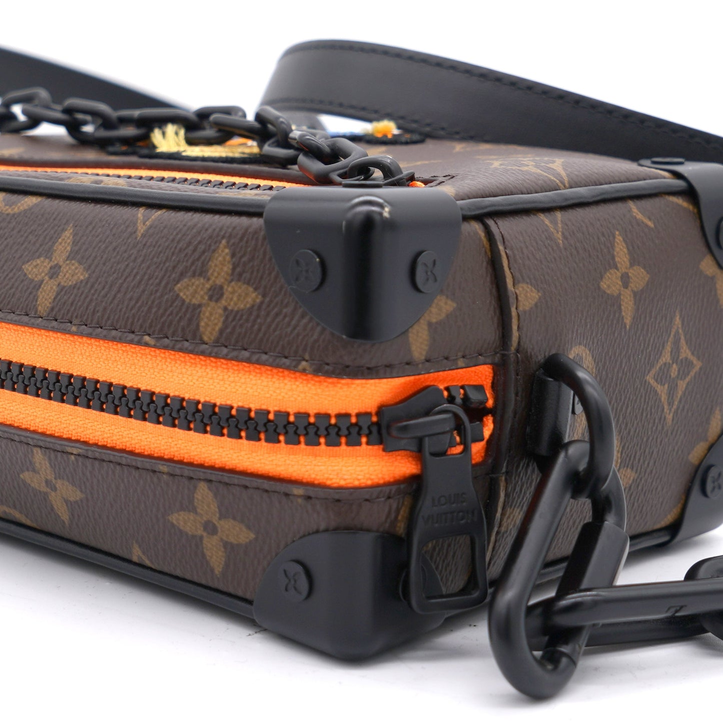 Louis-vuitton Soft Trunk Bag Monogram Canvas with LV Friends Patch Mini