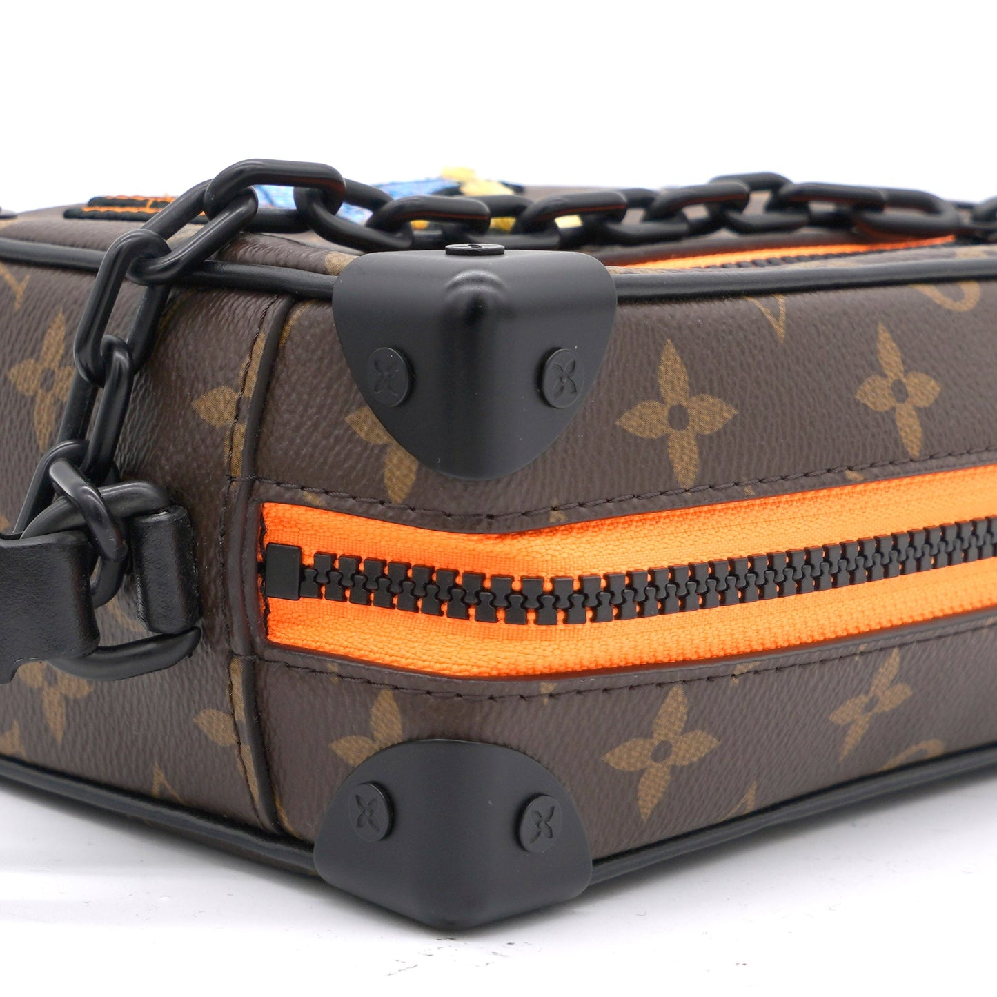 Louis-vuitton Soft Trunk Bag Monogram Canvas with LV Friends Patch Mini