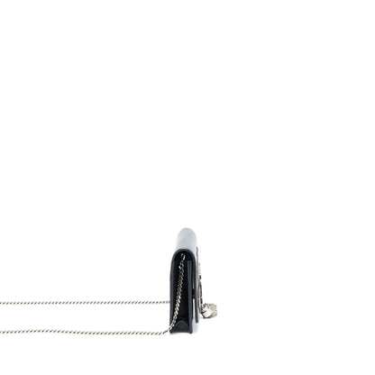 Saint Laurent/ YSL Kate Small Chain Wallet With Tassel Black/Multicolour Limited Edition GHW