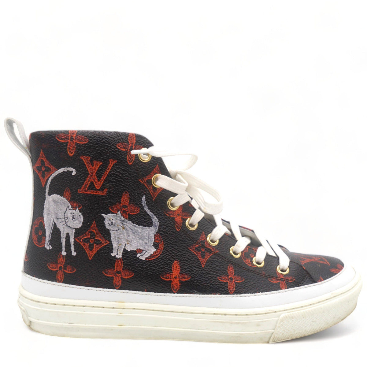 Louis-vuitton Cartogram Stellar Sneaker Boots 38 Marron