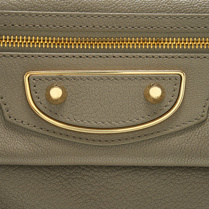 Balenciaga city Fold Clutch/ Shoulder Bag grey GHW