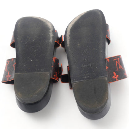Louis-vuitton Catogram Bom Dia Mule 39 Black Marron