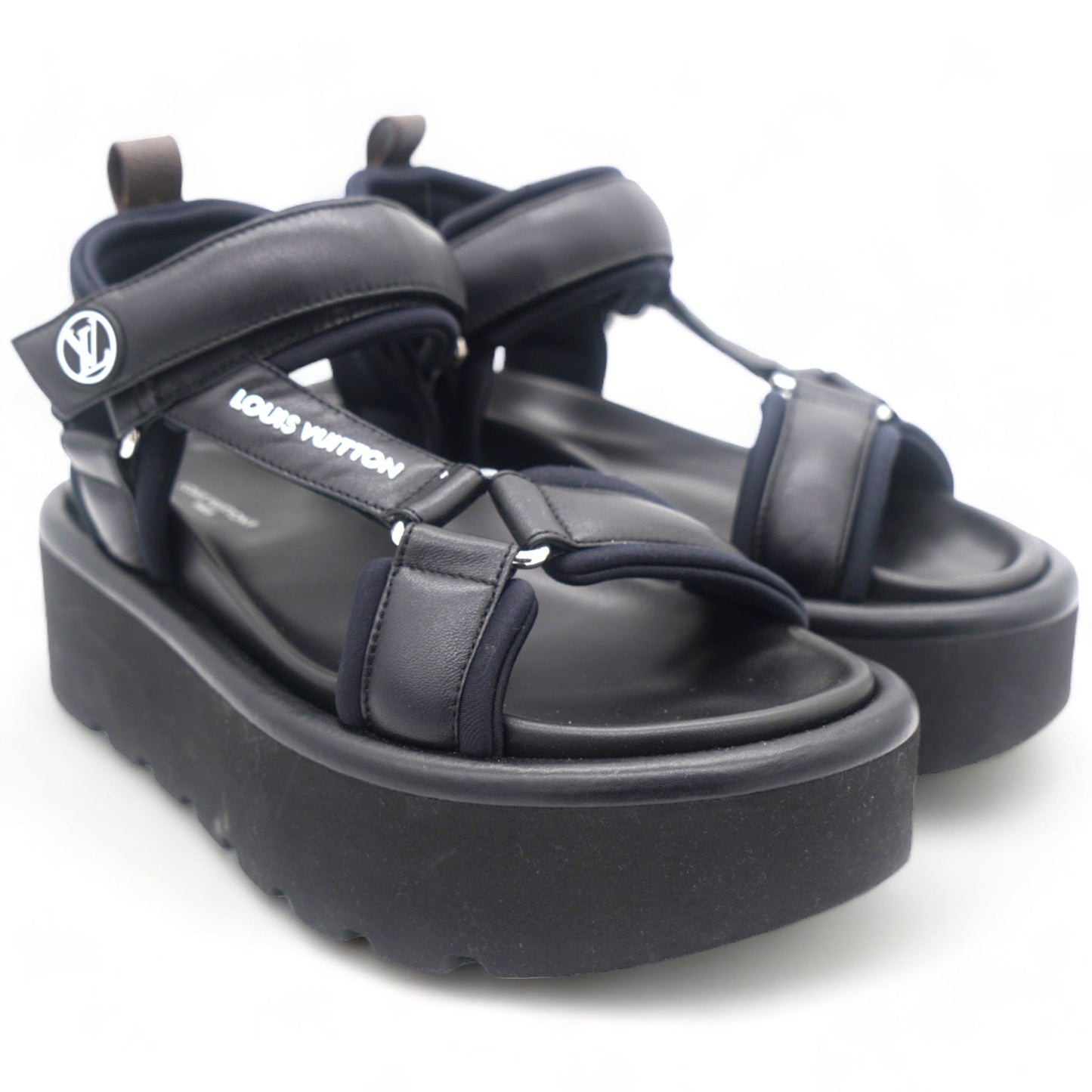Louis-vuitton Pool Pillow Flat Comfort Sandal 37 black