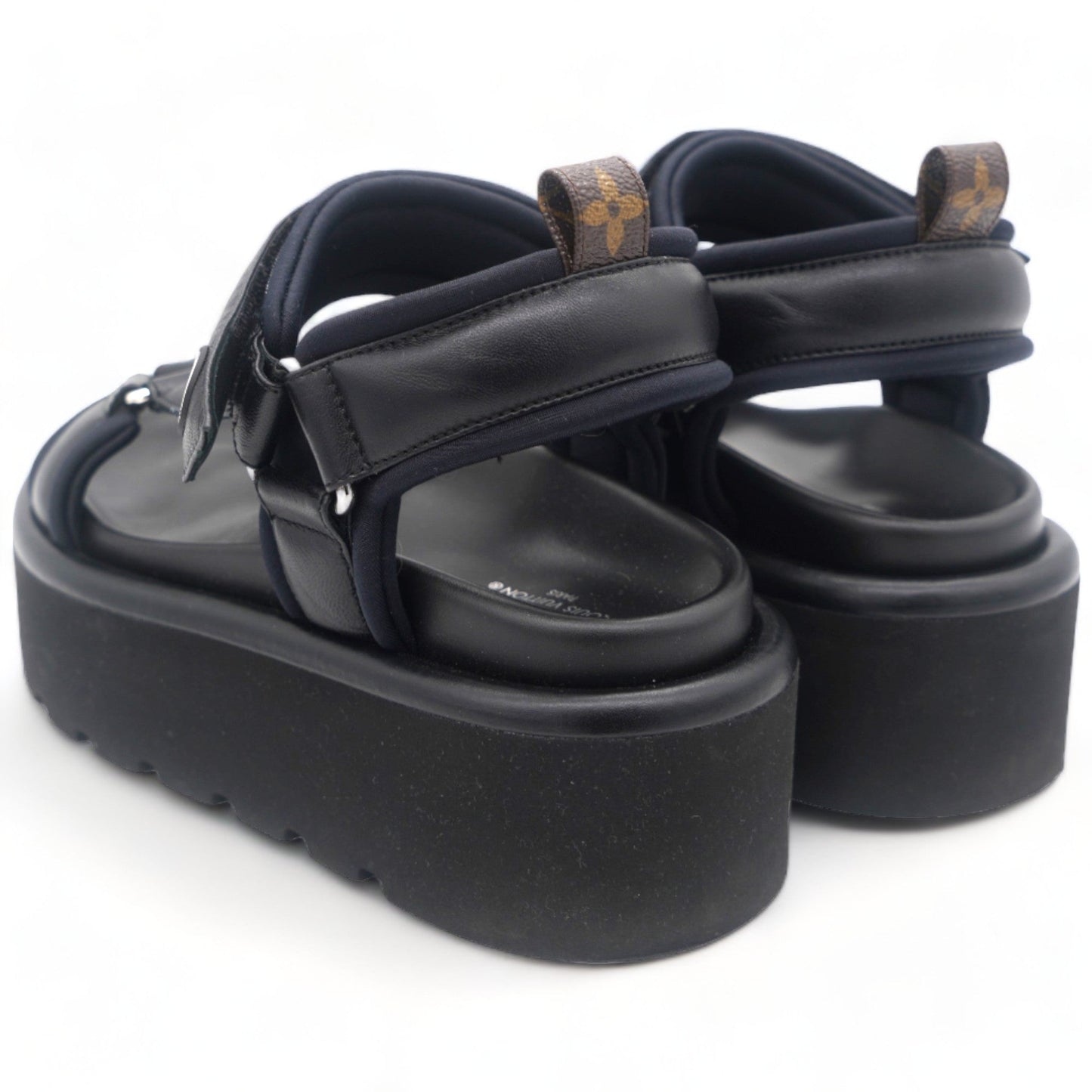 Louis-vuitton Pool Pillow Flat Comfort Sandal 37 black