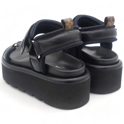 Louis-vuitton Pool Pillow Flat Comfort Sandal 37 black