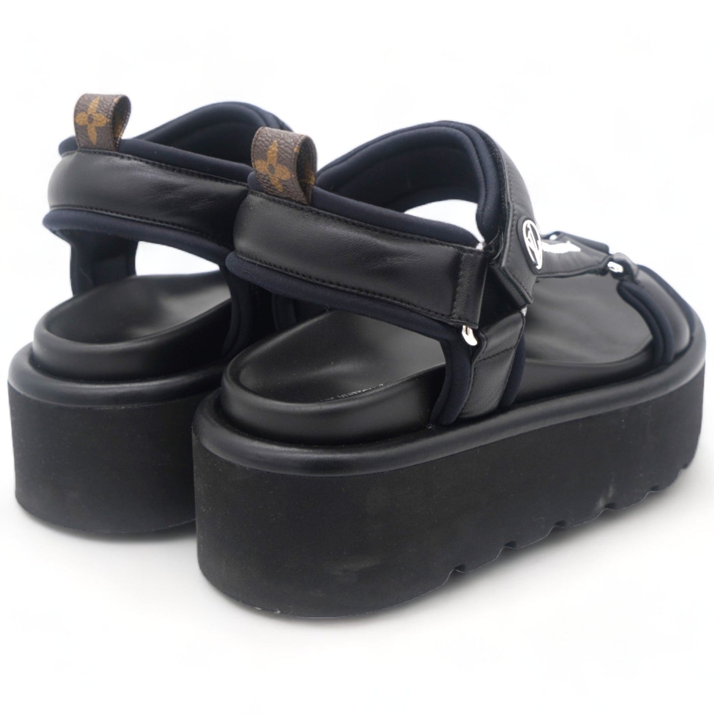 Louis-vuitton Pool Pillow Flat Comfort Sandal 37 black