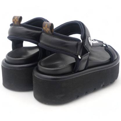 Louis-vuitton Pool Pillow Flat Comfort Sandal 37 black