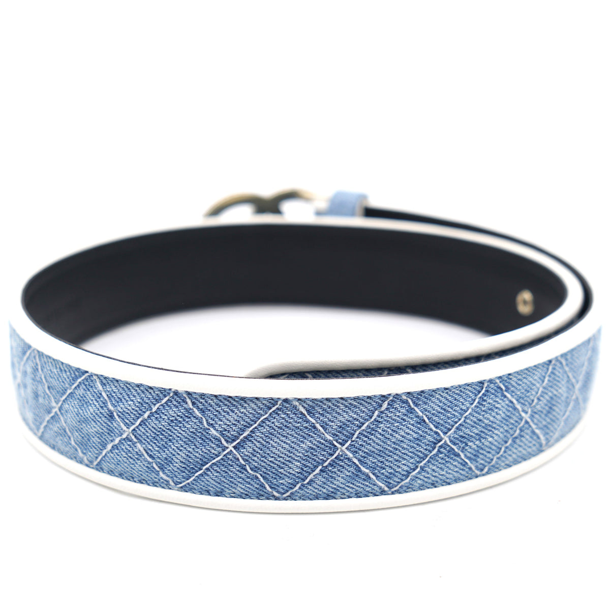 Denim CC Belt 70 Blue