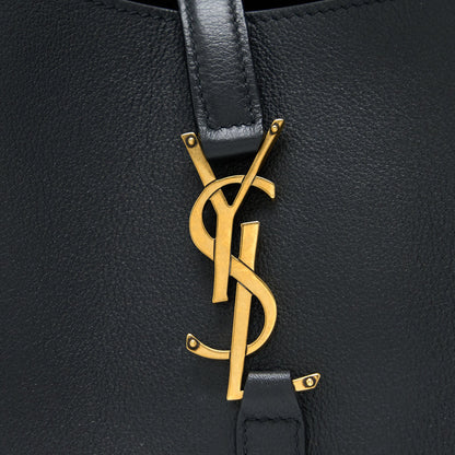 Saint laurent Le 5 A 7 Soft Small Bag in Smooth Calfskin Black Brushed GHW