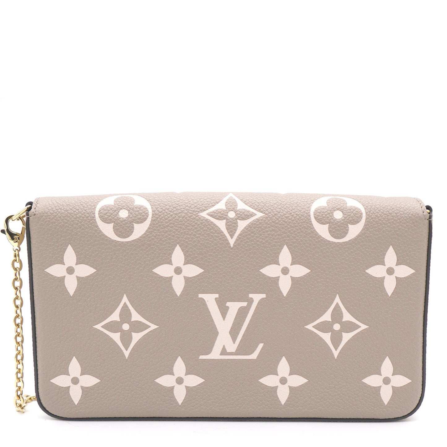 Louis-vuitton Empreinte Monogram Giant Felicie Pochette Tourterelle Creme