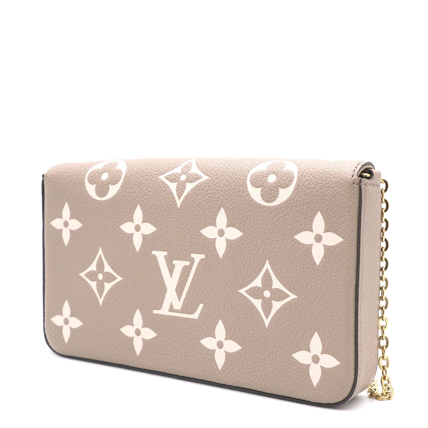 Louis-vuitton Empreinte Monogram Giant Felicie Pochette Tourterelle Creme