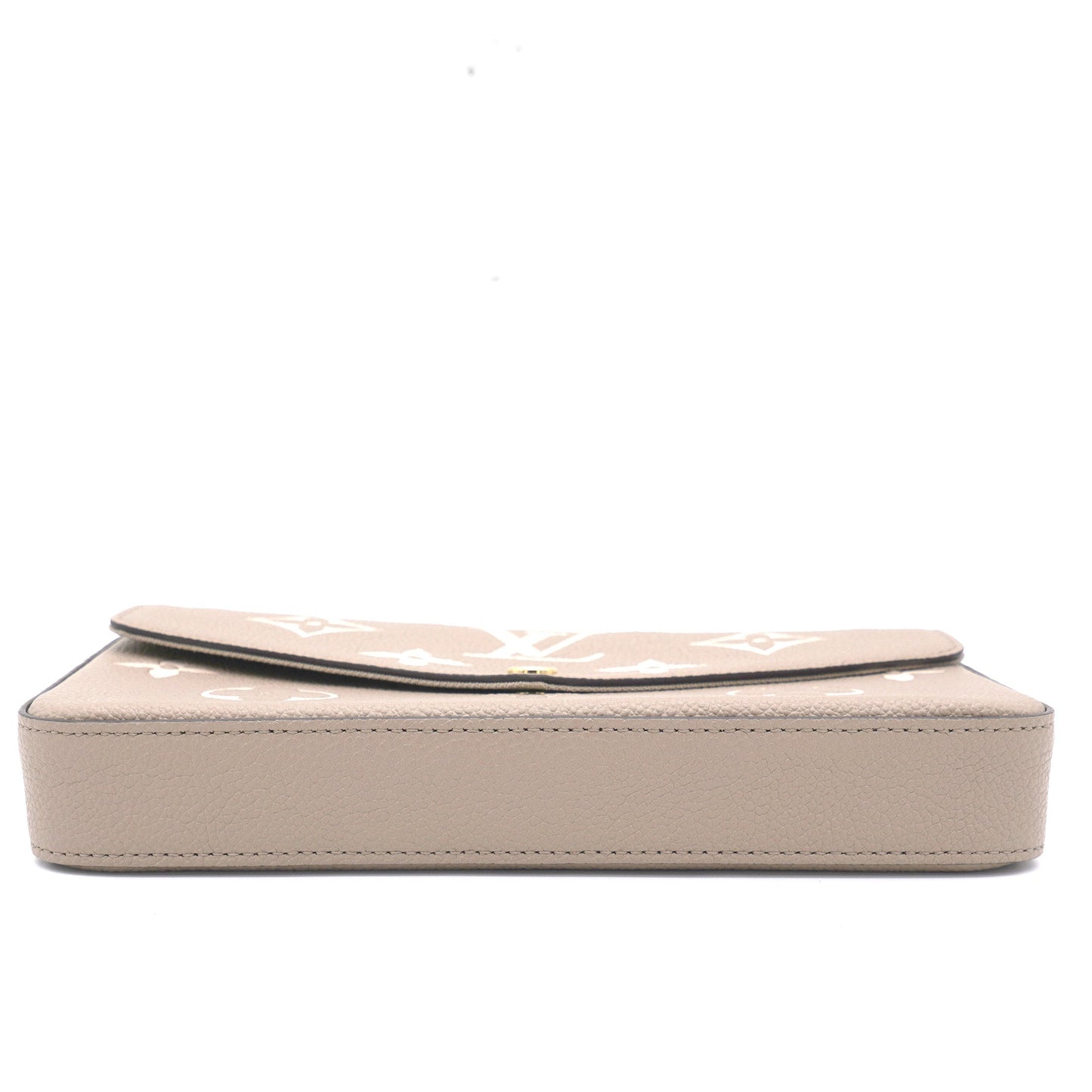 Louis-vuitton Empreinte Monogram Giant Felicie Pochette Tourterelle Creme