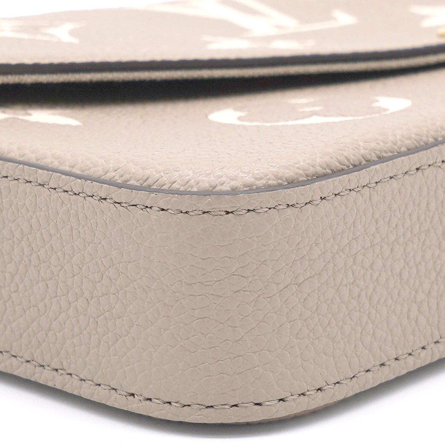 Louis-vuitton Empreinte Monogram Giant Felicie Pochette Tourterelle Creme