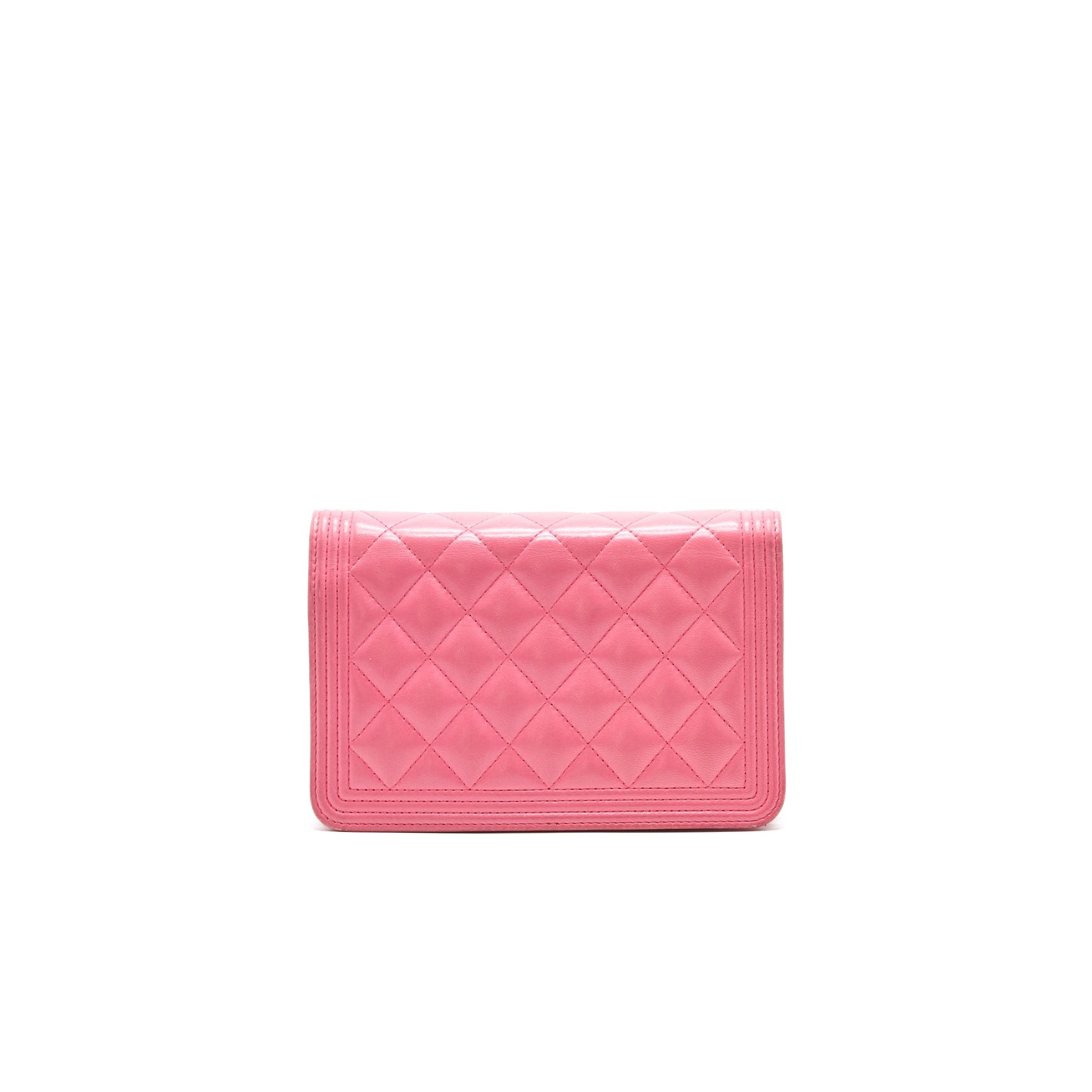 Chanel Boy Wallet on Chain Pink GHW
