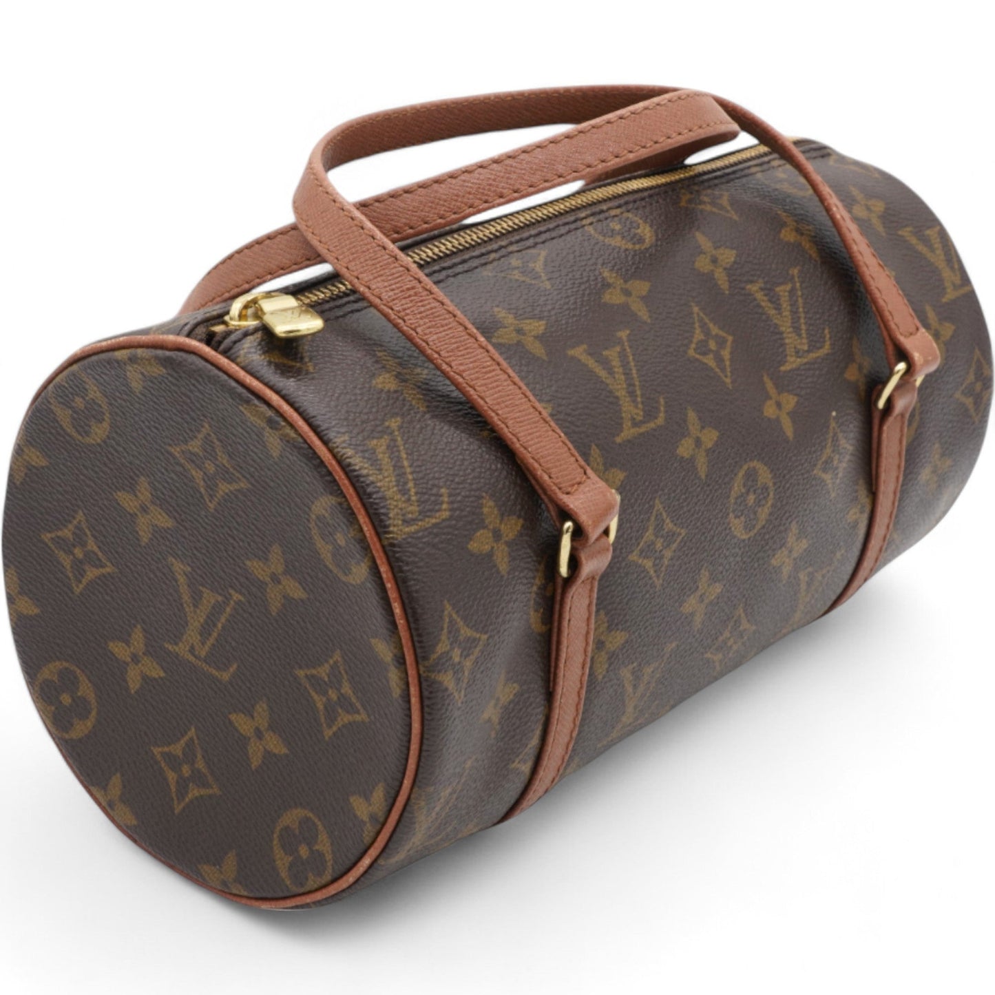 Louis-vuitton Monogram Papillon 26 Handbag Brown