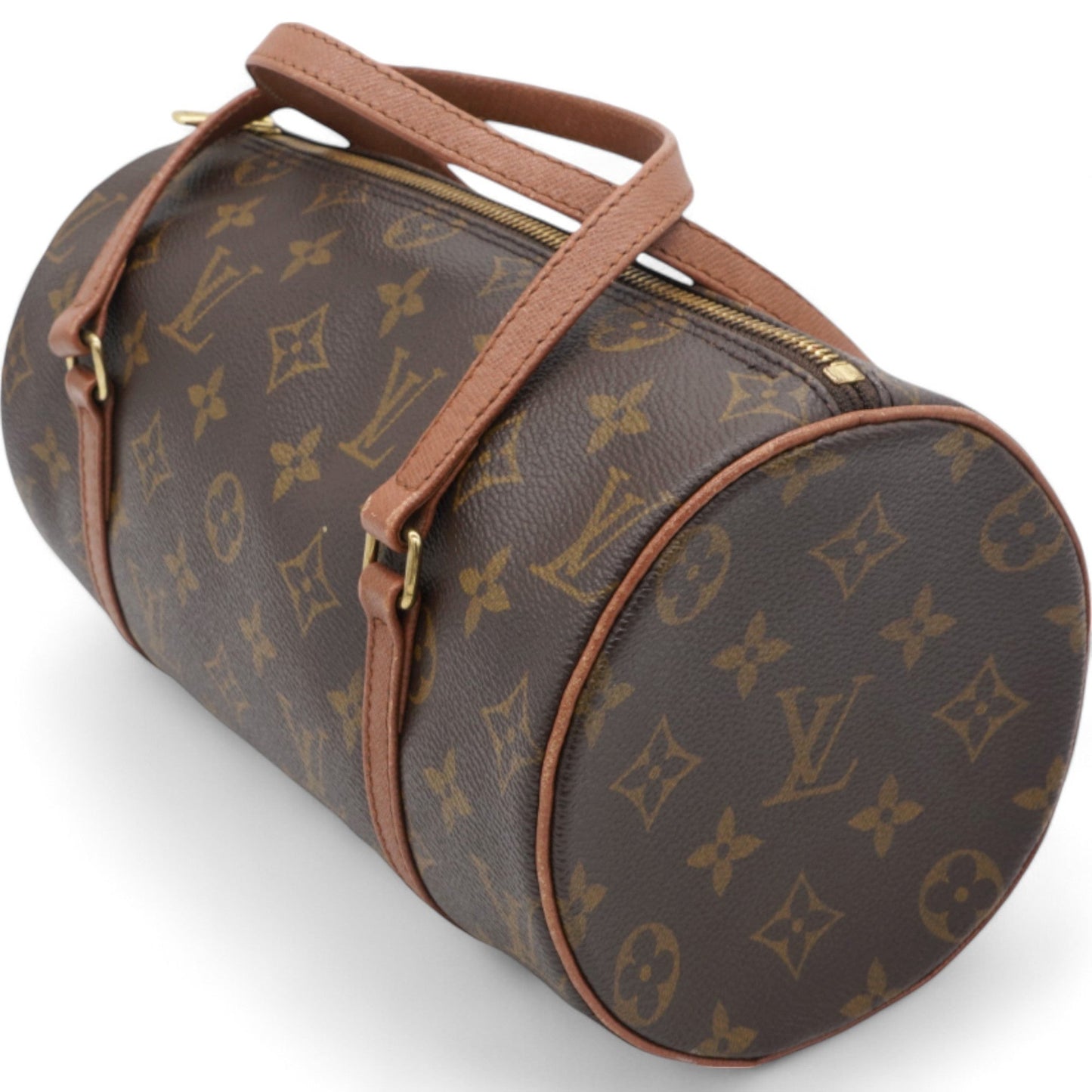 Louis-vuitton Monogram Papillon 26 Handbag Brown
