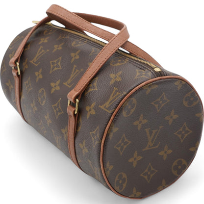 Louis-vuitton Monogram Papillon 26 Handbag Brown