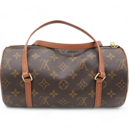 Louis-vuitton Monogram Papillon 26 Handbag Brown