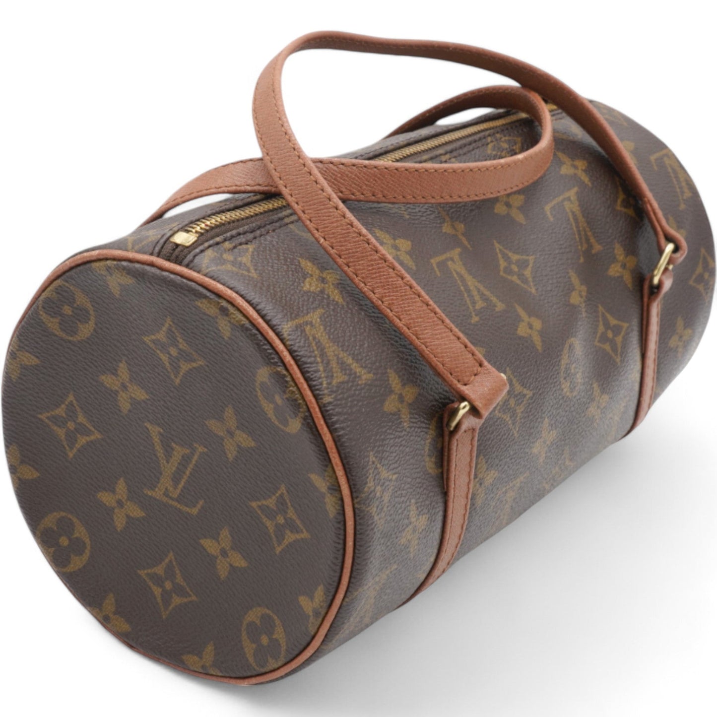 Louis-vuitton Monogram Papillon 26 Handbag Brown