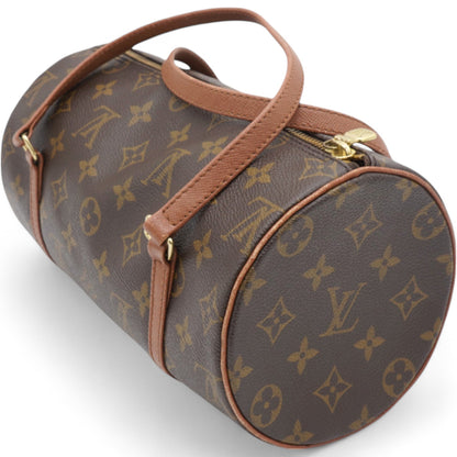 Louis-vuitton Monogram Papillon 26 Handbag Brown