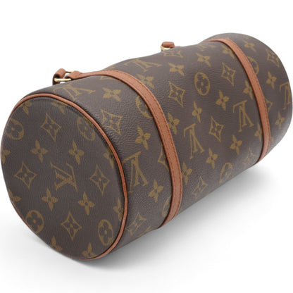 Louis-vuitton Monogram Papillon 26 Handbag Brown